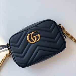 Gucci Black Quilted Shoulder Bag
